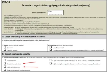 Czy osoba do 26 roku życia musi składać PIT-37? Zeznanie PIT-37 wypełniasz, jeśli podatek dochodowy obliczasz według skali podatkowej.